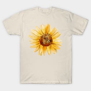 Bee On A Sunflower T-Shirt